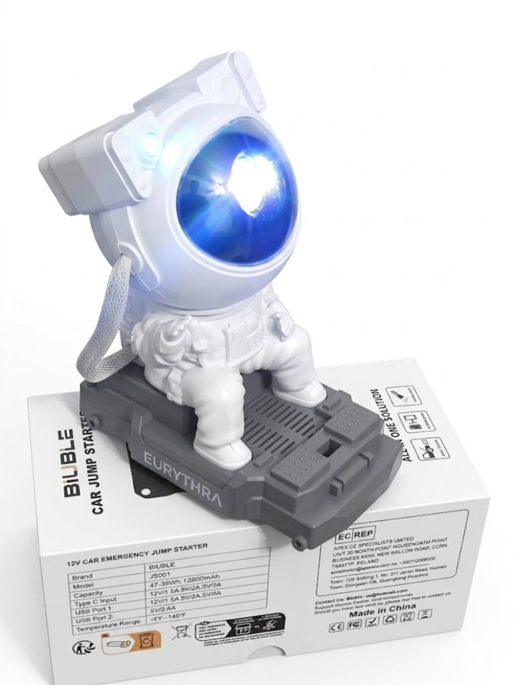 3D Lunar Rover Starry Sky Projector & Bluetooth Speaker
